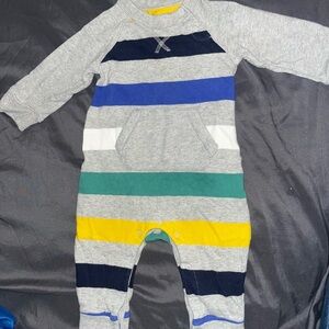 Baby GAP Multicolor Striped Kids Footie